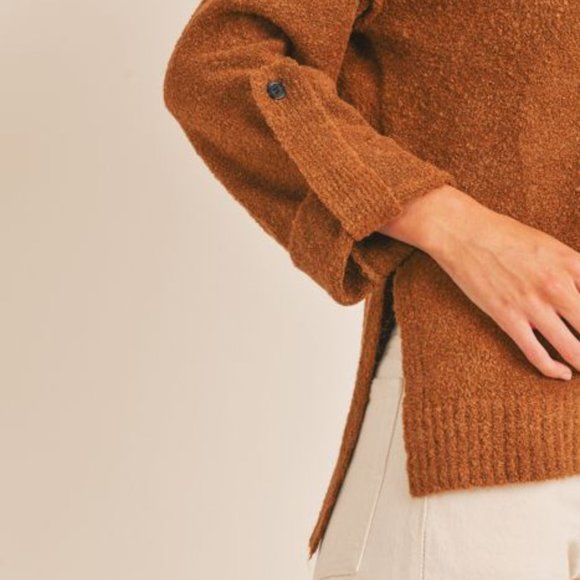 Elena Button Sleeve Top - Picture 8 of 10